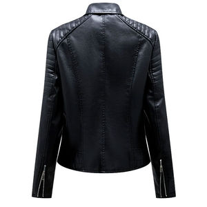 Chaqueta de Cuero Genuino Transpirable para Mujer, Diseño Personalizado, Prenda Exterior Femenina de Alta Calidad con lo Último en Tendencia de Moda para un Look Elegante - Product Image 6