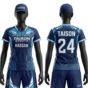 Maillot de badminton pour femmes, tissu polyester respirant de qualité supérieure 180 GSM, design à panneaux bleu, blanc et vert, sublimation, logo personnalisé - Product Image 4