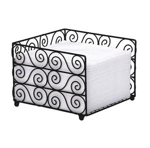 ที่ใส่กระดาษทิชชูแบบพกพาสำหรับใช้ในบ้านและสำนักงาน สีดำ ผลิตจากโลหะ ราคาถูกที่สุด - Product Image 3