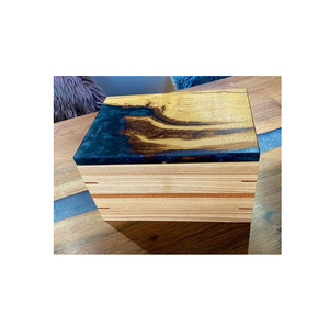 Boîtes de rangement pour montres pendantes en bois antique, fournisseur en gros, boîtes à bijoux en résine époxy pour emballage cadeau - Product Image 6