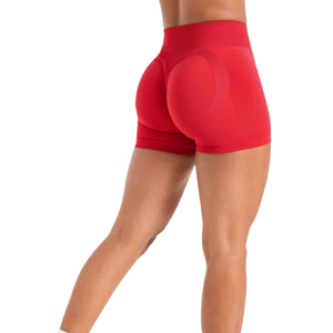 Shorts de sport sans couture taille haute pour femme – Extensibles, respirants et confortables pour le yoga, la gym, la course et les activités sportives - Product Image 2