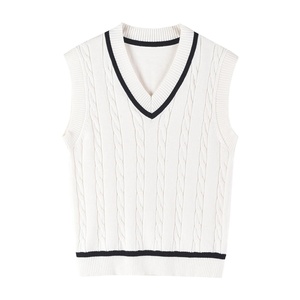 เสื้อคาร์ดิแกนถักลายปักแบบผูกเชือก คอโอ ทรงยูนิเซ็กซ์ ป้องกันรอยยับ ผลิตด้วยมือจากมหาวิทยาลัย  สีดำทอง - Product Image 1