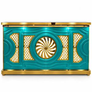 Comptoir de service de luxe en acier inoxydable King International Florvane Heritage, style moderne classique, pour usage intérieur/extérieur - Product Image 4