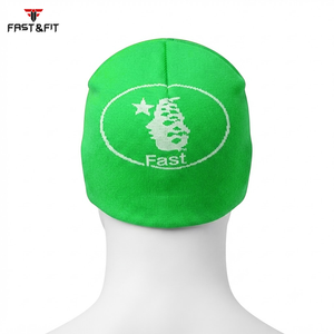 Latest Design Breathable 100% Cotton 3D Embroidery <b>Fleece</b> Fabric Waterproof Unisex <b>Beanie</b> Caps for Professional Casual Outdoor - Product Image 5
