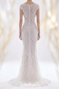 Vestido de Noche Formal de Sirena con Cuentas de Primera Calidad, Vestido de Graduación con Bordado de Lentejuelas, Vestido de Alta Calidad para Recepción de Bodas y Fiestas - Product Image 2