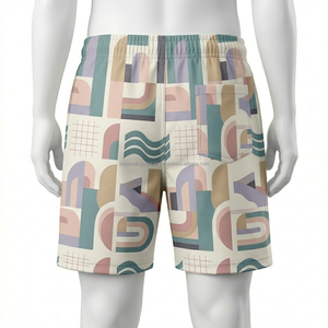 Shorts de bain décontractés entièrement sublimés unisexe légers séchage rapide extensibles dans les 4 sens pour la plage et les centres de villégiature personnalisables avec marque privée OEM ODM - Product Image 5