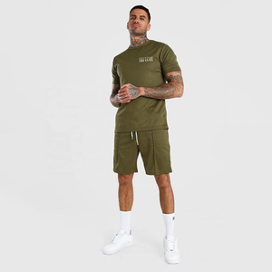 Factory Direct <b>Men</b> T Shirt And Shorts Set Casual Sports And Lounge Wear Lightweight <b>Men</b> T Shirt Set - Product Image 6