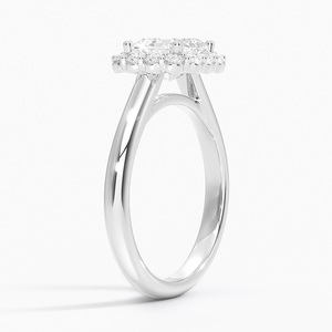 BOJ <b>Ring</b> 0111 Asscher Cut 925 Silver Lotus Flower Prong Setting Solitaire <b>Diamond</b> <b>Ring</b> 2ct D Color VVS1 Moissanite GRA Certified - Product Image 2