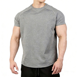 Ropa Deportiva de Fábrica con Etiqueta Privada OEM ODM, Camiseta de Gimnasio de Lujo para Hombre, Logotipo Personalizado, Transpirable y de Secado Rápido - Product Image 4
