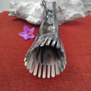 Handmade <b>Bunny</b> Ear Comb from natural buffalo horn: Natural Massage <b>Accessory</b>, Meaningful Gift for Her, Scalp massage comb - Product Image 2