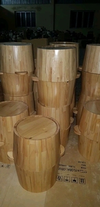 [BEST SELLER] | Japanese Style Round Wooden Barrel Bathtub Deep Soaking Tub For Home Bathroom From Blue Lotus Vietnam - Product Image 5