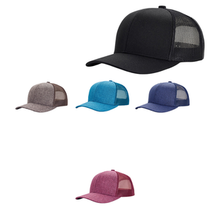 Customizable 5-Panel Navy Blue Mesh Back Trucker Caps Low MOQ Snapback <b>Hats</b> Embroidered Logo for Men Women Performance - Product Image 2