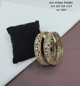 PADMAWATI Private Limited Luxury <b>Tungsten</b> Gold Plated Multi Color Women's Bangles Set Indian Bridal Engagement Wedding Gift High - Product Image 1