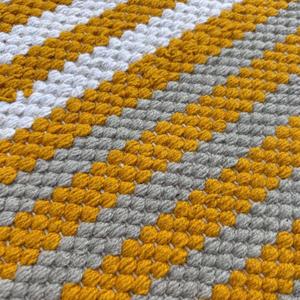 Auténtica alfombra Kilim Dhurrie de algodón de telar manual de 5x7 pies, ideal para salas de estar, dormitorios y áreas de salón - Product Image 5