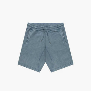 Jeans Style Summer Casual Custom <b>Patch</b> Logo High Quality Vintage 100% Cotton <b>Men</b> Acid Wash <b>Shorts</b> Breathable Eco-Friendly - Product Image 3
