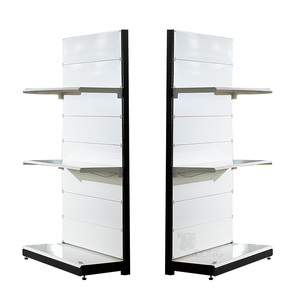 Heavy Duty Single-Sided Solid Back Gondola | Premium convenience store <b>shelves</b> OEM Manufacturer - Product Image 1