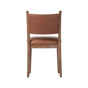 Silla de Comedor Moderna de Madera Maciza, Diseño Minimalista con Asiento y Respaldo Tapizados, para Hogar, Restaurante, Cafetería - Product Image 3