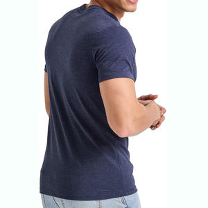 Camisetas de Hombre Lisas, Casuales, de Algodón 100%, Corte Ajustado, con Logotipo de Marca Personalizado, para Venta en Línea, al por Mayor - Product Image 6