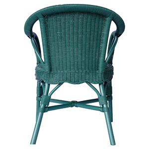 Chaise de salle à manger en rotin tressé moderne, faite à la main, naturelle, pour restaurant, café, hôtel, design personnalisé, OEM ODM, fabricant vietnamien - Product Image 3