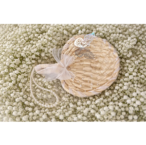 Abanico de Bambú Personalizado con Logotipo Impreso, Abanico de Hoja de Palma para Bodas con Decoración de Lazo Colorido - Product Image 4