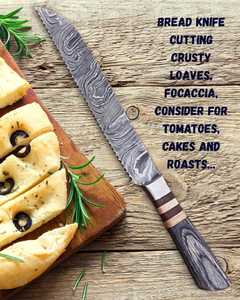 Premium Damascus Steel Chef <b>Knife</b> <b>Set</b> with Wood Handle Design for Home Kitchen Cooking Food Preparation Chef <b>Knife</b> <b>Sets</b> - Product Image 5