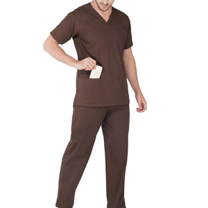 Hospital Use <b>Scrub</b> <b>Nursing</b> Uniform Sets for Unisex Wholesale Custom Logo Medical <b>Scrub</b> Uniform Pockets Customized Color Worsted - Product Image 3