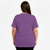 Camiseta barata de algodón para mujer, lisa, blanca, con impresión gráfica, logotipo personalizado, diseño gratuito, camiseta tipo jersey a precios razonables.