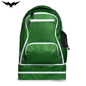 Custom Sublimated Glitter <b>Backpack</b> Custom logo Cheerleader Girl Sequin Glitter Shiny Durable Glitter <b>Backpack</b> with zipper - Product Image 1