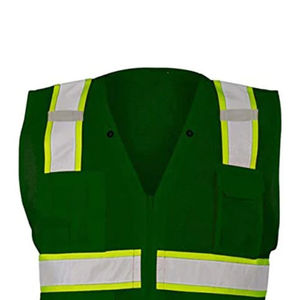 Meilleure Vente Gilet de Travail Haute Visibilité Noir Réfléchissant Antistatique Imperméable Respirant Coupe Ajustée Automne Soie/Coton Unisexe - Product Image 3