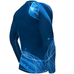 Camiseta de Protección Solar (Rash Guard) Estampada de Alta Calidad al Por Mayor, con Mangas Largas, para Hombre, Precio Más Bajo, Superventas - Product Image 5