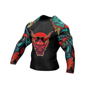 Top Selling Best Product Rash Guard In <b>Long</b> <b>Sleeve</b> Latest Design Mma Wear Solid Color Rash Guard - Product Image 3