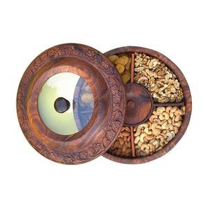 Boîte à fruits secs en bois écologique, vente en gros, boîte de rangement en bois personnalisée, boîte à noix et fruits secs, best-seller - Product Image 6