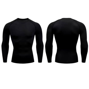 เสื้อยืดออกกำลังกายผู้ชาย ผ้าฝ้าย 100% น้ำหนักเบา ระบายอากาศได้ดี แห้งเร็ว ไซส์ใหญ่ ปกป้องร่างกาย - Product Image 2