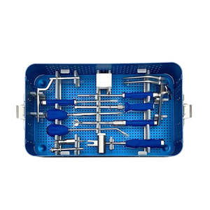 Orthopedic Trauma Surgical Instrument <b>Set</b> With Bone Holding Forceps Plates <b>Screws</b> Drills Taps Small Fragment CE By Grip Surgical - Product Image 4