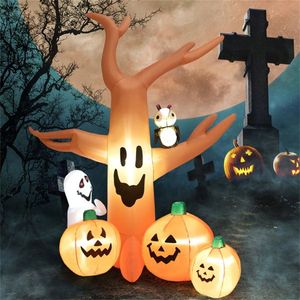 Zucca Gonfiabile di Halloween da 2,4 Metri per Decorazioni Festive da Giardino - Product Image 2