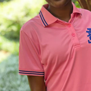 Polo rose à manches courtes, col classique, performance, golf, décontracté, affaires, sportswear, mode, vêtements de tous les jours - Product Image 2