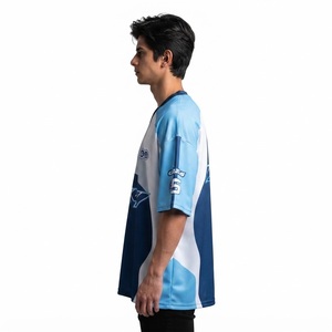 เสื้อยืดโอเวอร์ไซส์ผู้ชายแบบสั่งทำพิเศษ พิมพ์ลายกราฟิกทั่วตัว ผ้าโพลีเอสเตอร์ สไตล์สตรีทแฟชั่น ขายส่ง - Product Image 3