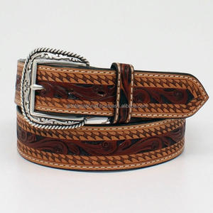 Cinturón de Cuero Genuino Estilo Western Vintage con Hebilla de Aleación, Accesorio de Moda Casual, Regalo Perfecto para la Familia, Duradero - Product Image 6