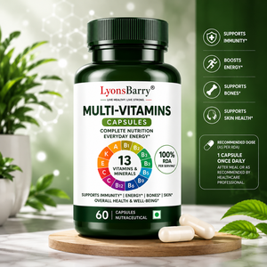 Suplemento Alimenticio y Deportivo Lyonsbarry Antioxidante para la Salud de la Piel, el Corazón y el Sistema Inmunológico, Alta Potencia, 60 Cápsulas para Adultos - Product Image 3