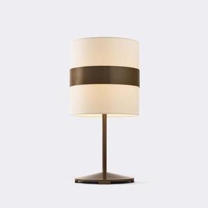 Modern Cylinder <b>LED</b> <b>Table</b> Lamp E26 AC Middle Shade Fabric Shade Metal Eye-Caring Bedside Reading <b>Light</b> for Bedroom Living Room - Product Image 1