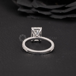 Anillo de Diamantes con Corte Baguette en Oro Blanco, Diseño Nuevo, con Certificación IGI y Claridad VVS para Mujer, de Proveedor Indio - Product Image 3