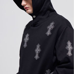 Sweat à capuche personnalisé pour homme, veste de sport tendance, jogging hip-hop, sweats à capuche vintage années 90, streetwear - Product Image 3