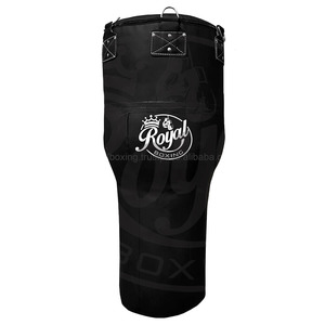 Saco de boxeo con logotipo personalizado incluido, sacos de arena pesados de pie de cuero de PVC de la mejor calidad, equipo de gimnasio independiente para boxeo - Product Image 4