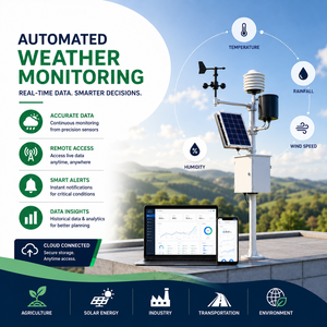 Station de surveillance météo à distance avec Cloud SCADA |   Solution météo industrielle OEM - Product Image 1