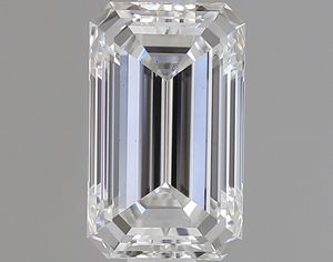 Diamant de laboratoire CVD de forme émeraude, 8,00 carats, certifié IGI, clarté VS1, couleur E, pour la création de bijoux à prix abordables - Product Image 1