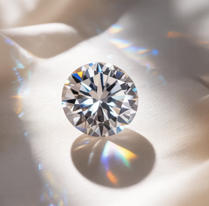 Diamant solitaire rond brillant de 1 carat certifié IGI, qualité E VS1, cultivé en laboratoire, coupe excellente, synthétique RAAMAA - Product Image 2