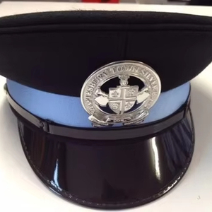 Gorra de Visera Premium para Banda de Marcha, Gorra Formal con Visera Bordada Personalizada, Gorra Ajustable para Desfiles y Actuaciones - Product Image 1
