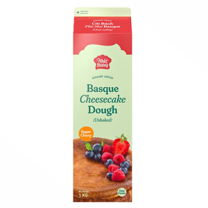 Precio de Venta al por Mayor para Crema Vegetal HALAL, Etiqueta Privada Personalizada, Sabor a Masa de Pastel de Queso Vasco, 1KG, Proveedor - Product Image 1