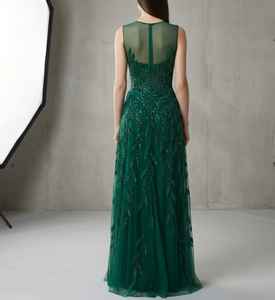 Vestido de Noche de Lujo con Bordado de Última Tendencia, Manga Larga, Proveedor Mayorista - Product Image 4