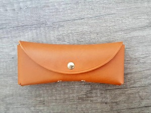 Genuine Leather <b>Reading</b> <b>Glasses</b> Case Slim Fit Eyewear Protector Manufacturer Direct Export LGC-0140 - Product Image 1